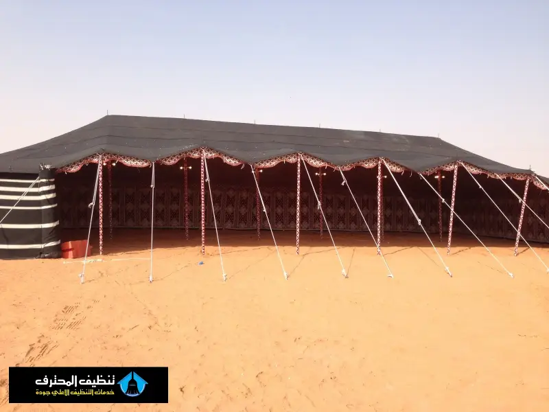 Steam cleaning of hair houses and tents in Al-Kharj